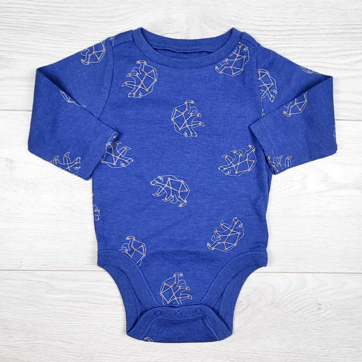 Old Navy blue bodysuit with star constellations bears. Size 3-6 months