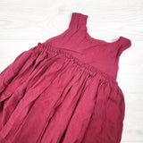 Wheat Kids burgundy dress. Size 7