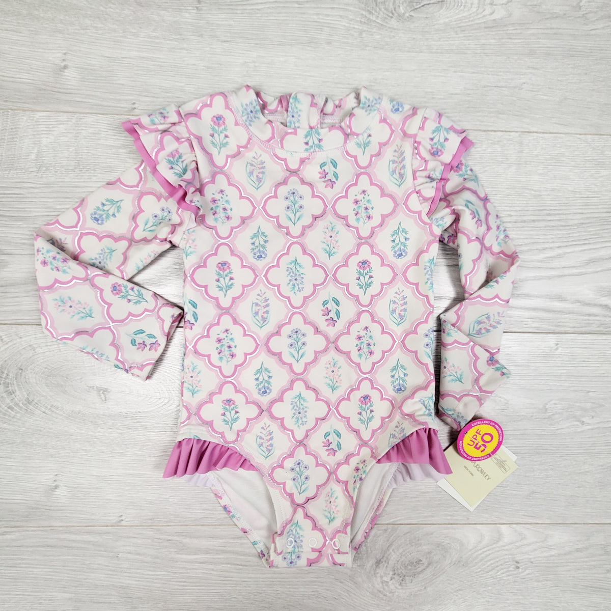 NEW - Cynthia Rowley long sleeve one piece swimsuit. Size 2T