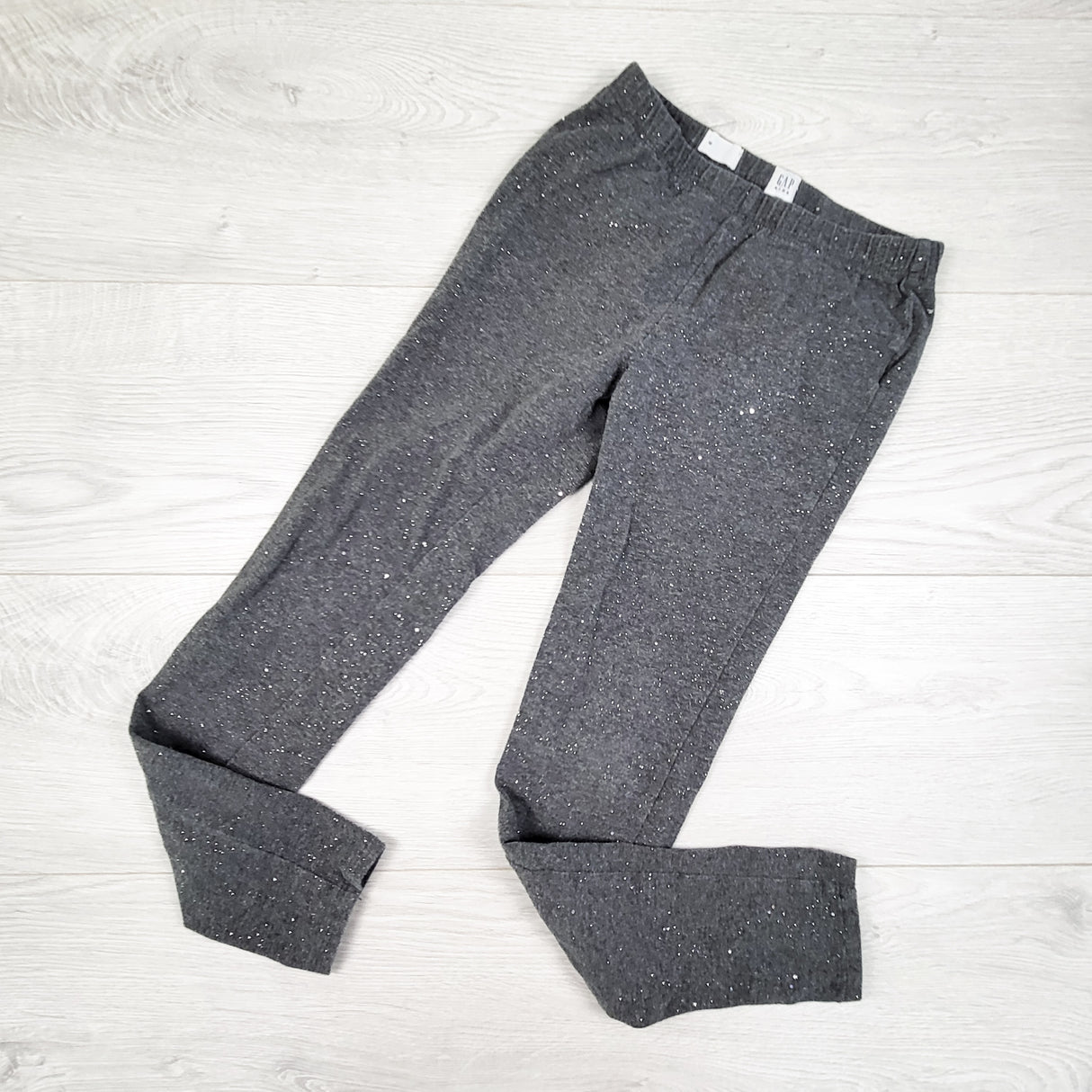 Gap grey sparkle leggings. Size 8