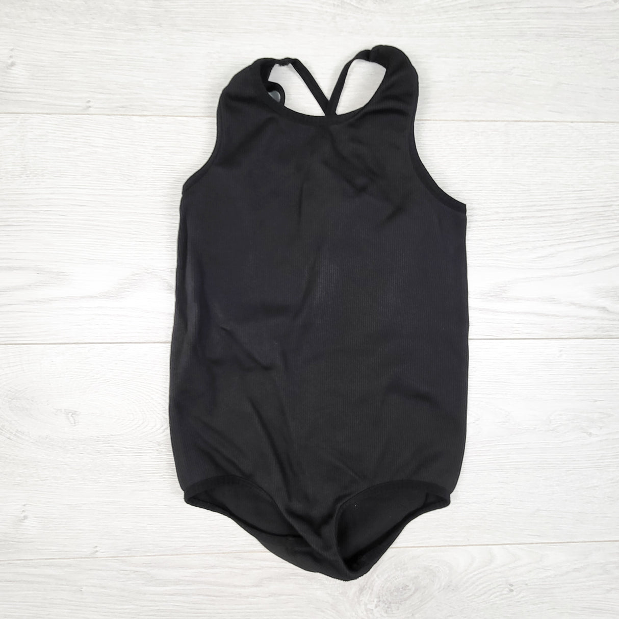 Old Navy black ribbed leotard. Size 6/7