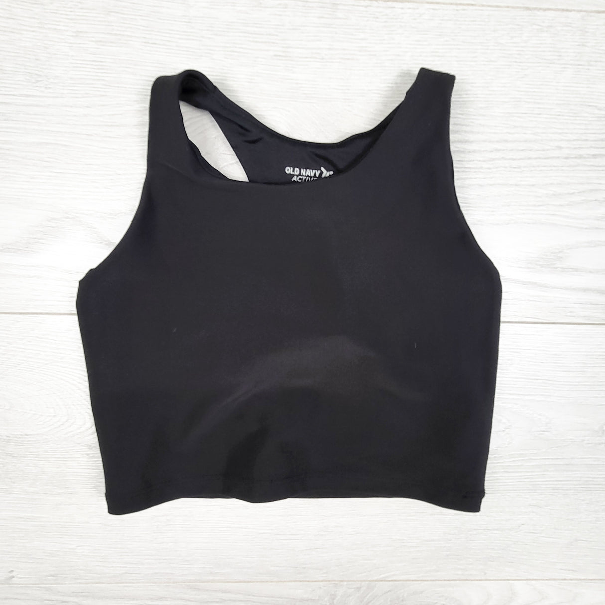 Old Navy black Powersoft sports bra. Size 6/7