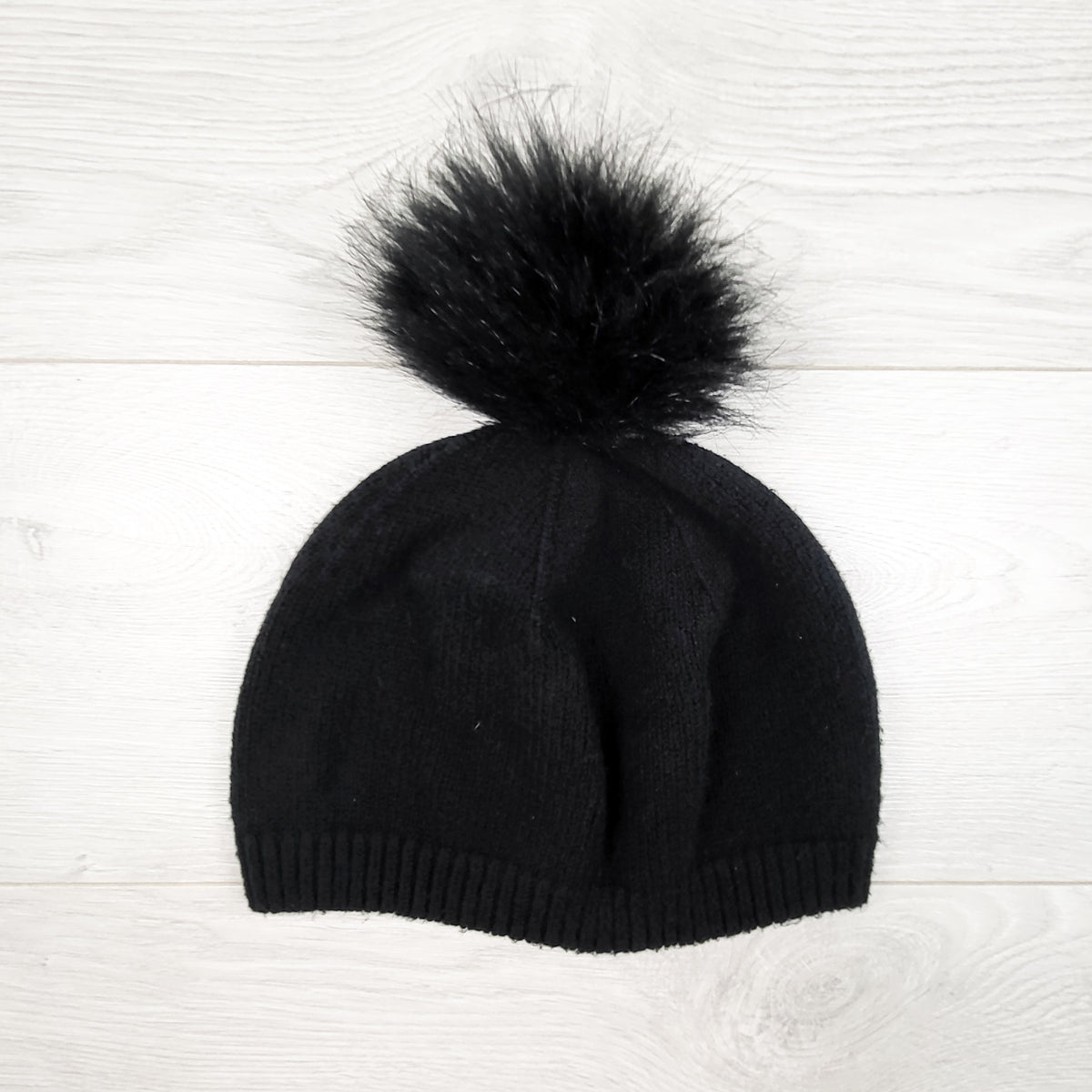 Gap black pom pom toque. Size small