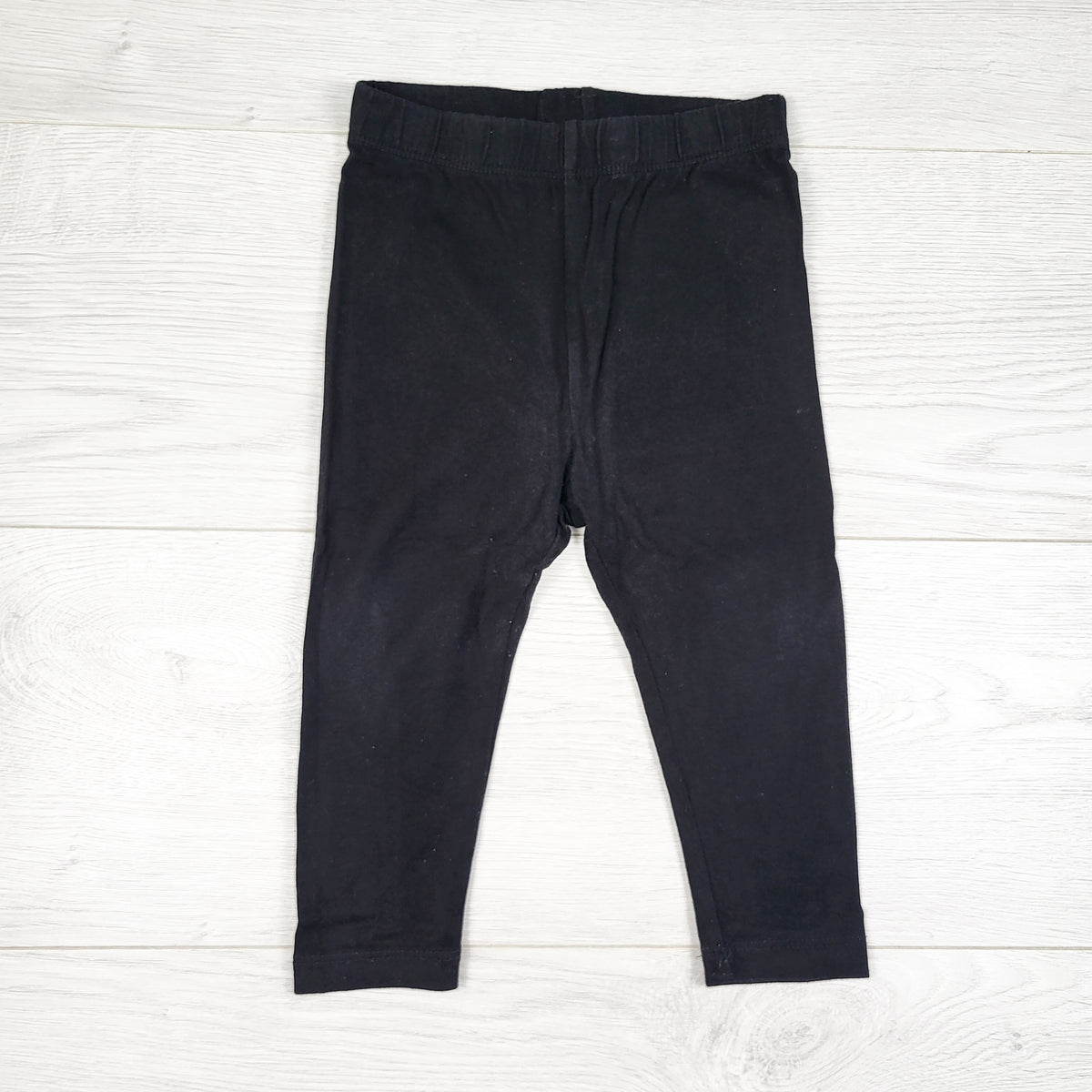 Gap black leggings. Size 12-18 months