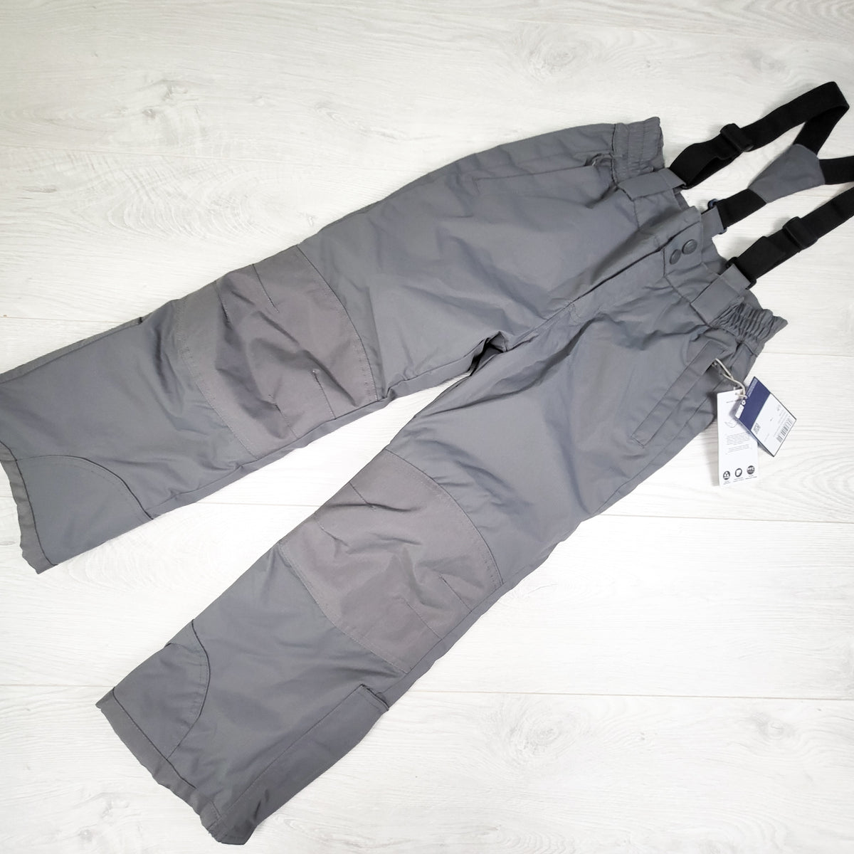 NEW - Mountain Warehouse grey "Raptor" snow pants. Size 7/8