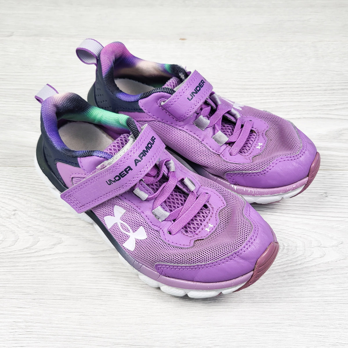 Under Armour purple running shoes. Size 13