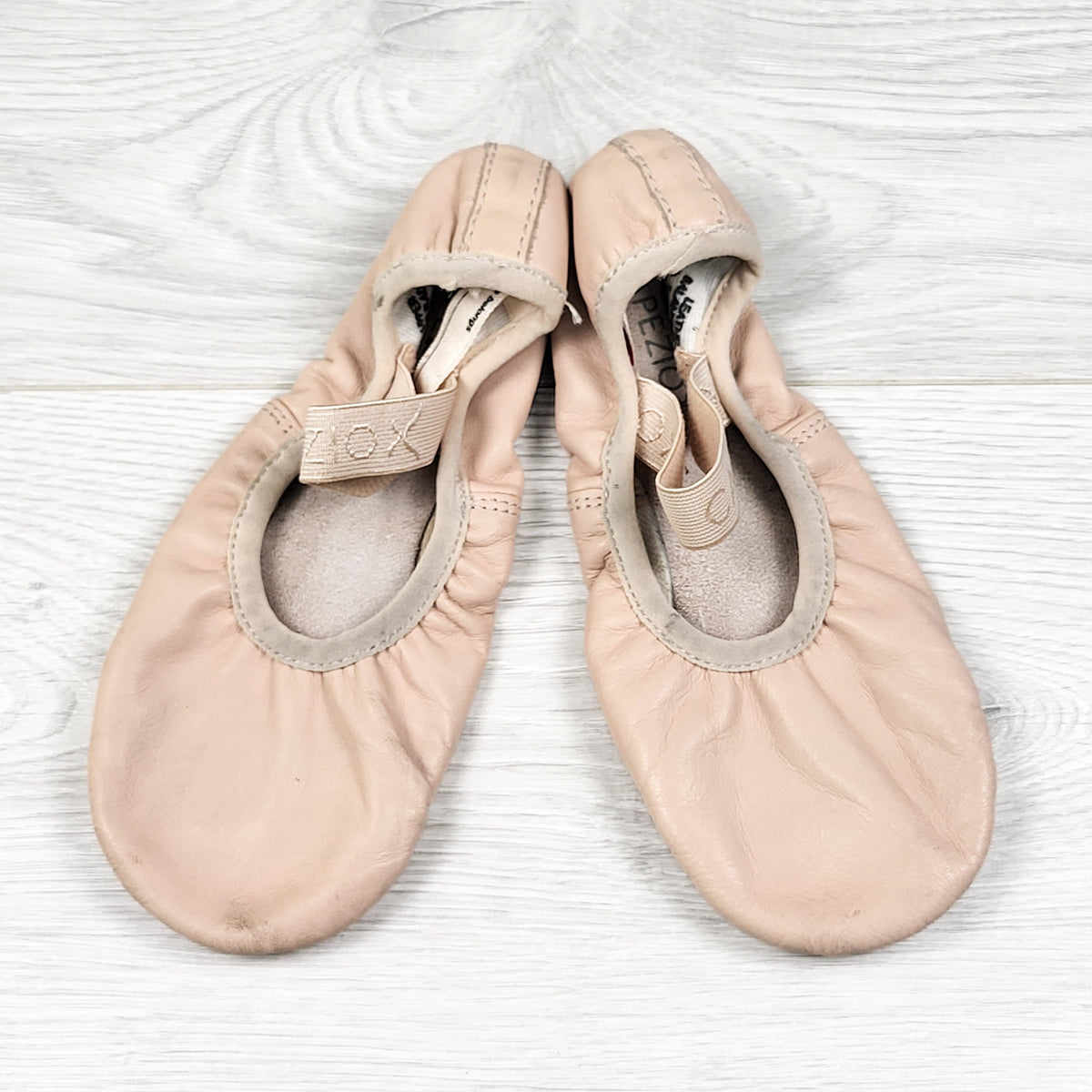Capezio pink leather ballet slippers. Size 12.5