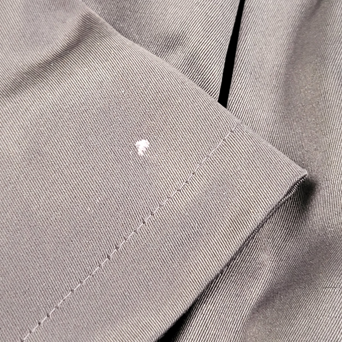 Peekaboo Beans grey hooded satin look jacket with fleece lining. Size 8 - AS IS