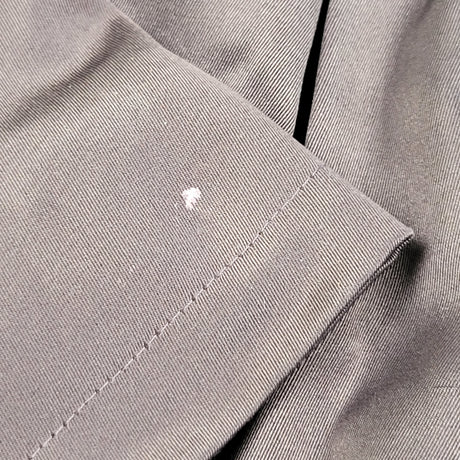 Peekaboo Beans grey hooded satin look jacket with fleece lining. Size 8 - AS IS