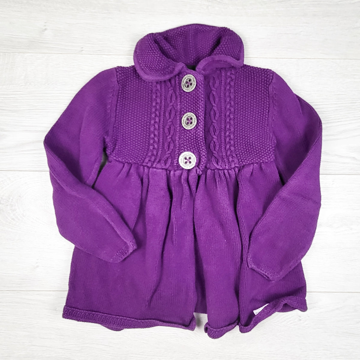 Calvin Klein purple collared sweater. Size 5T