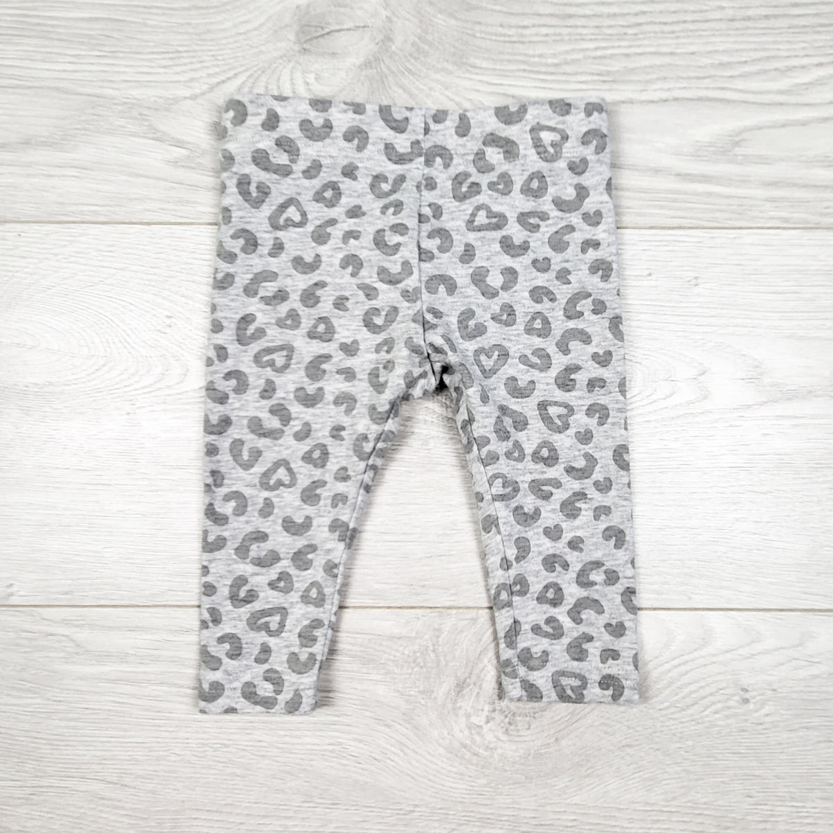 George grey leopard print leggings. Size 3-6 months