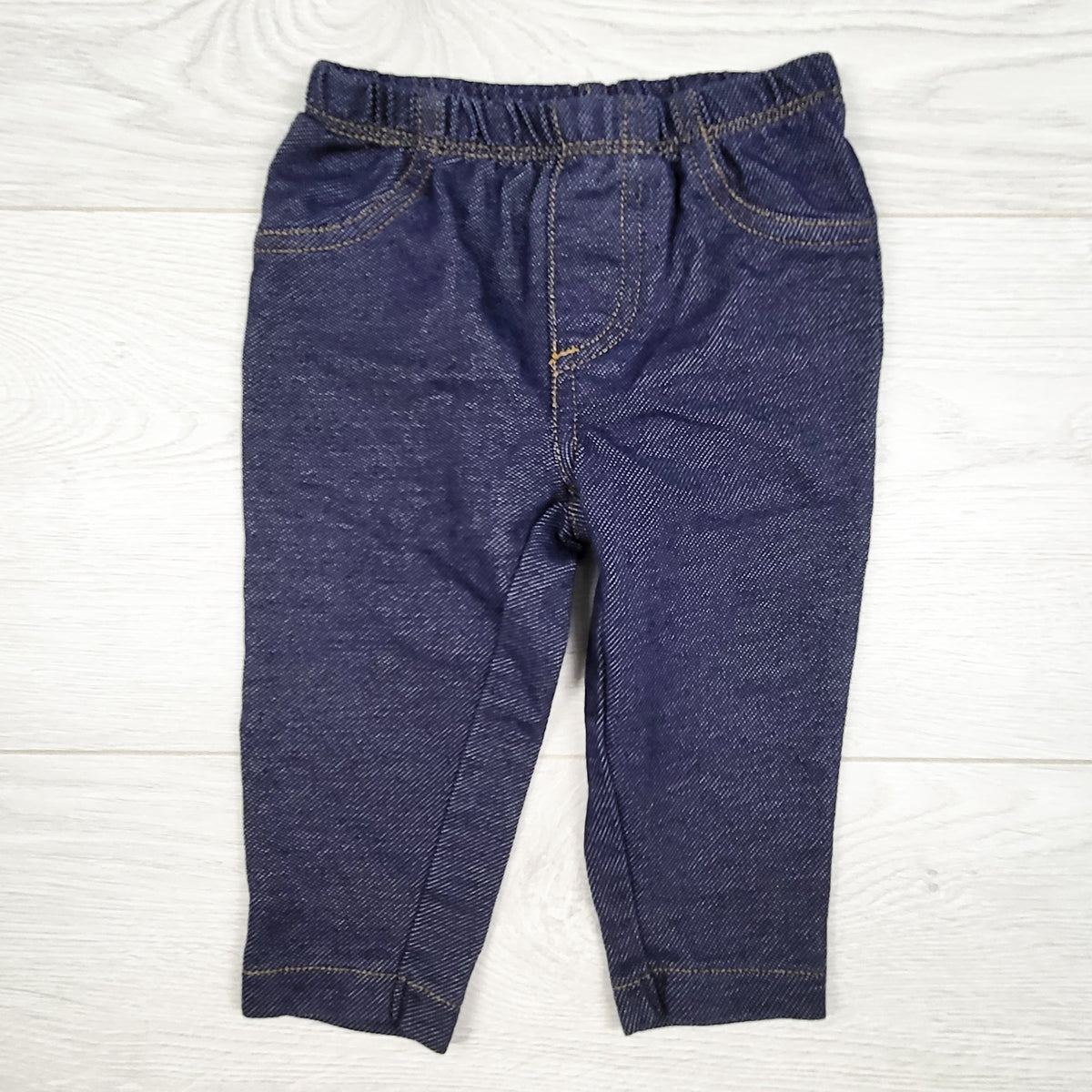 Carters denim look leggings. Size 6 months
