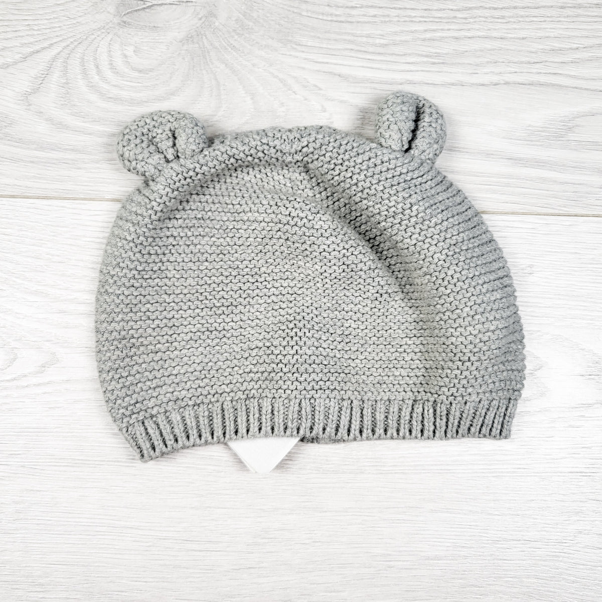 Gap grey knit bear ear hat. Size 12-18 months