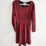 Speechless red textured dress with sparkles. Size 16