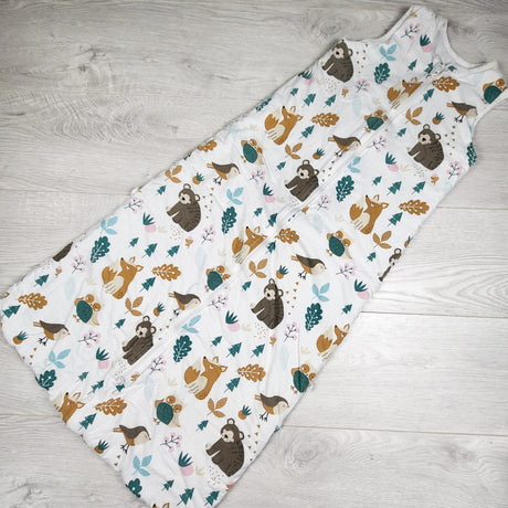 Kamsy's bear print cotton sleep sack. Sizes like 18-36 months
