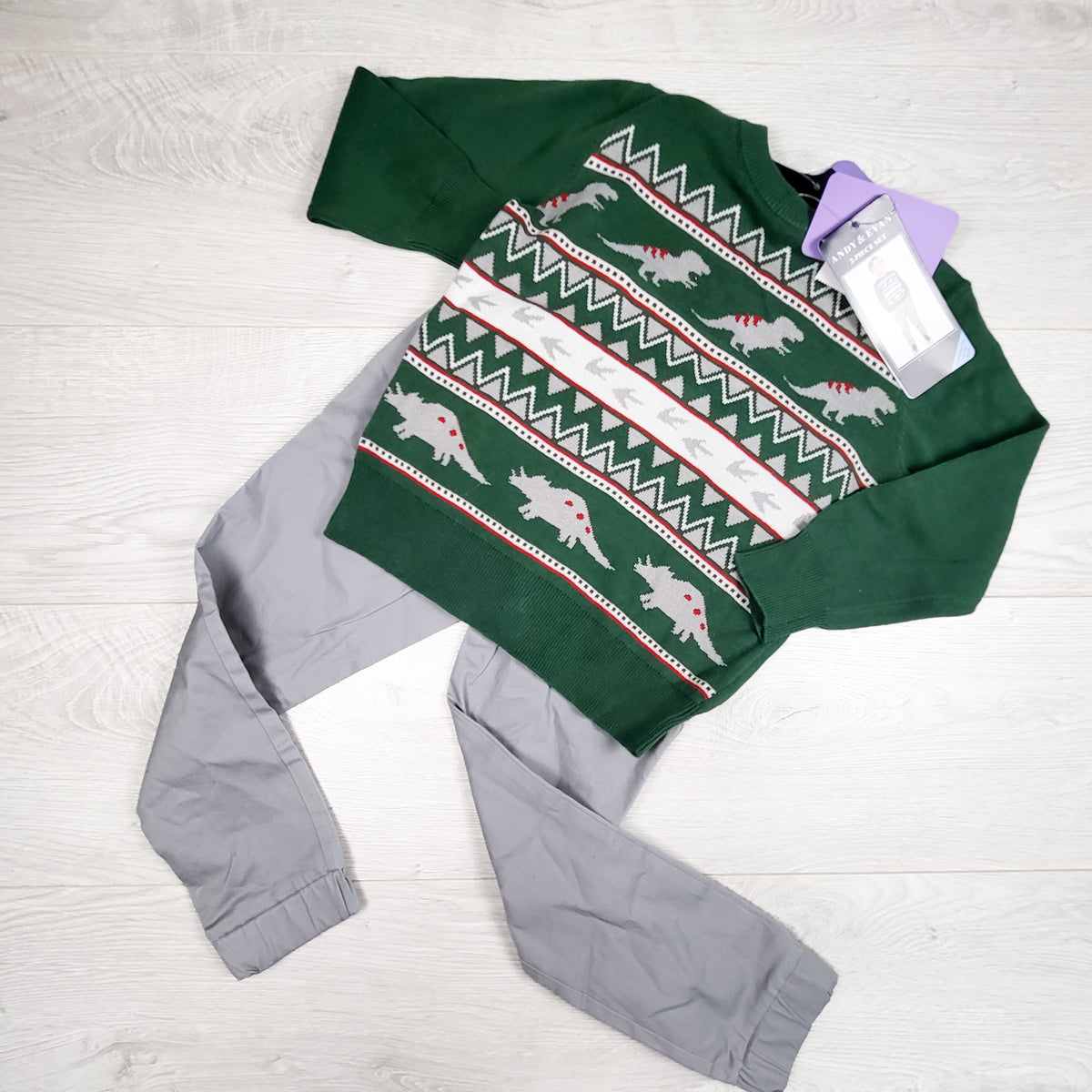 NEW - Andy and Evan 2pc sweater set. Size 4T