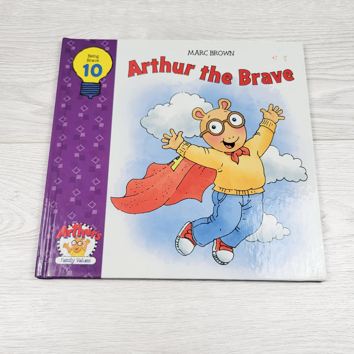 Arthur the Brave. Hardcover book