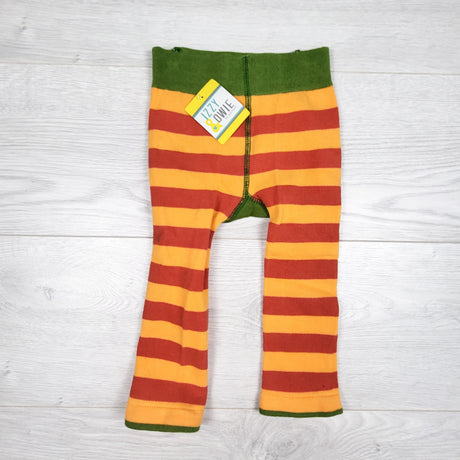NEW - Izzy and Owie striped dino bum tights. Size 6-12 months