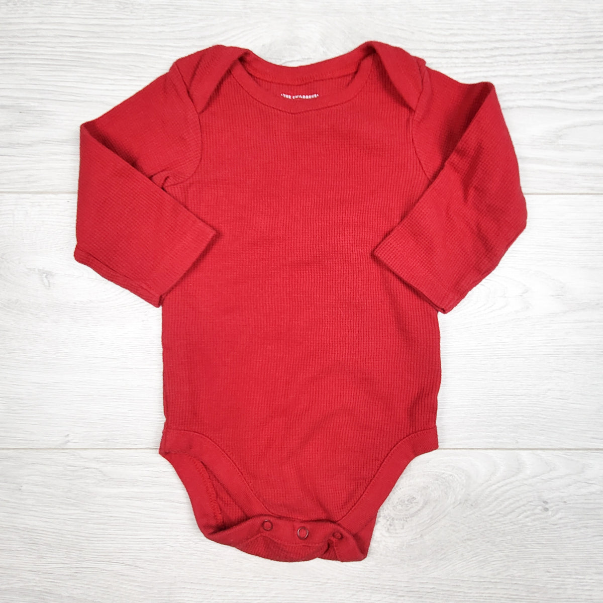 Children's Place red waffle knit bodysuit. Size 3-6 months