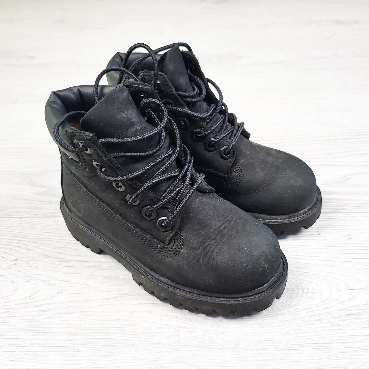 Timberland black waterproof boots. Size 9