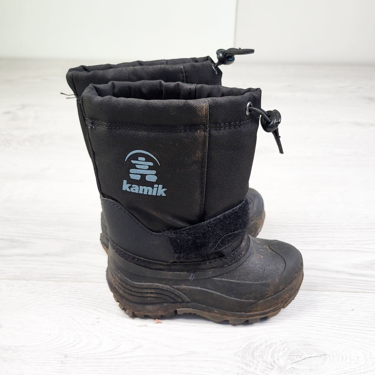 Kamik black snow boots. Size 9 (sorry, no shipping)