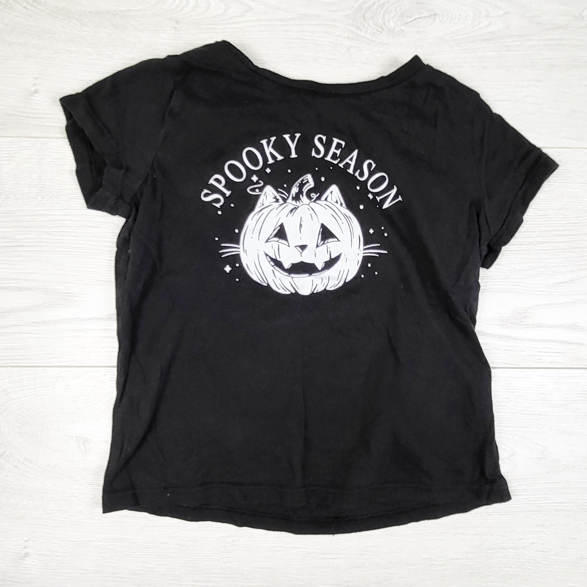 Old Navy black "Spooky Season" t-shirt. Size 6/7