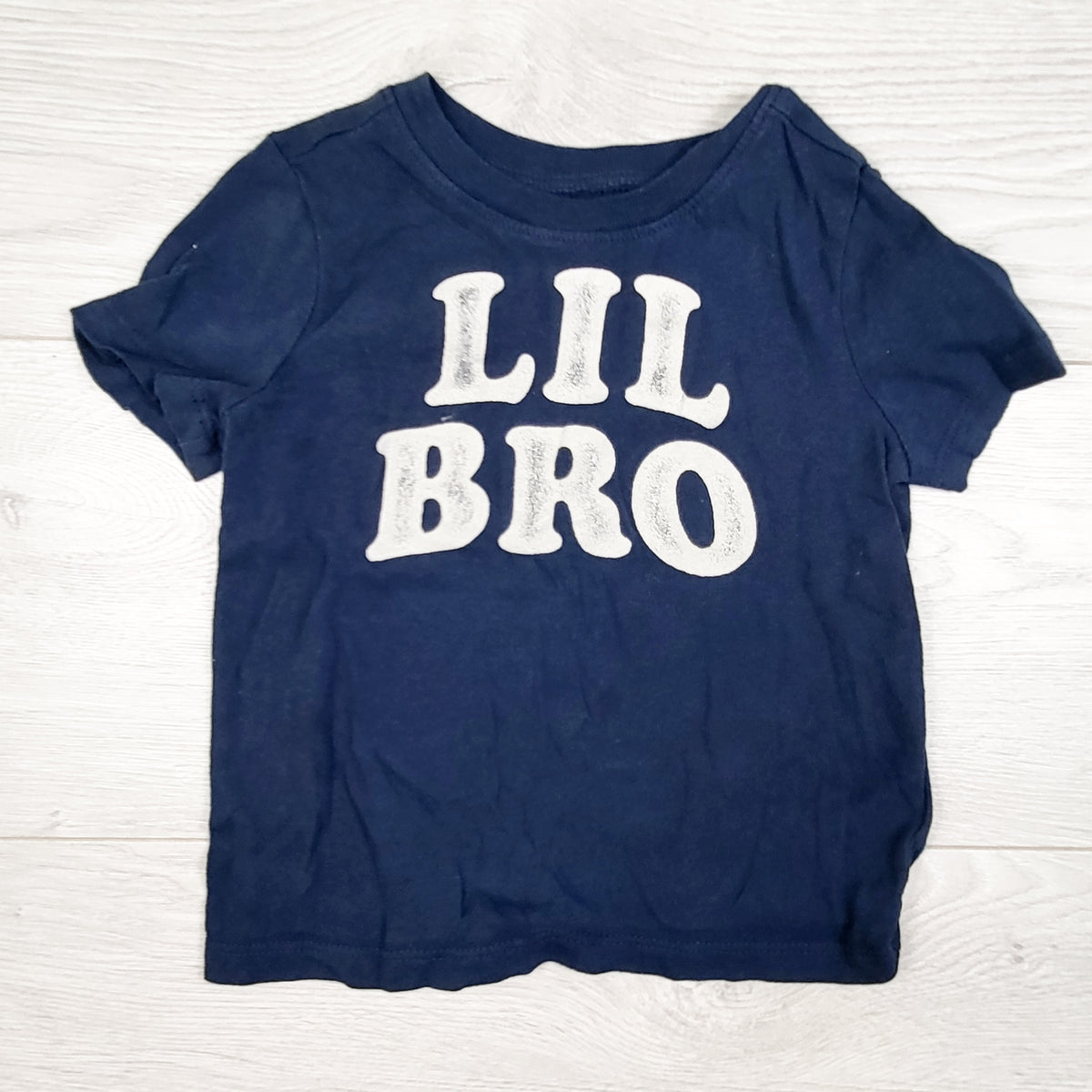 Old Navy navy "Lil Bro" t-shirt. Size 18-24 months