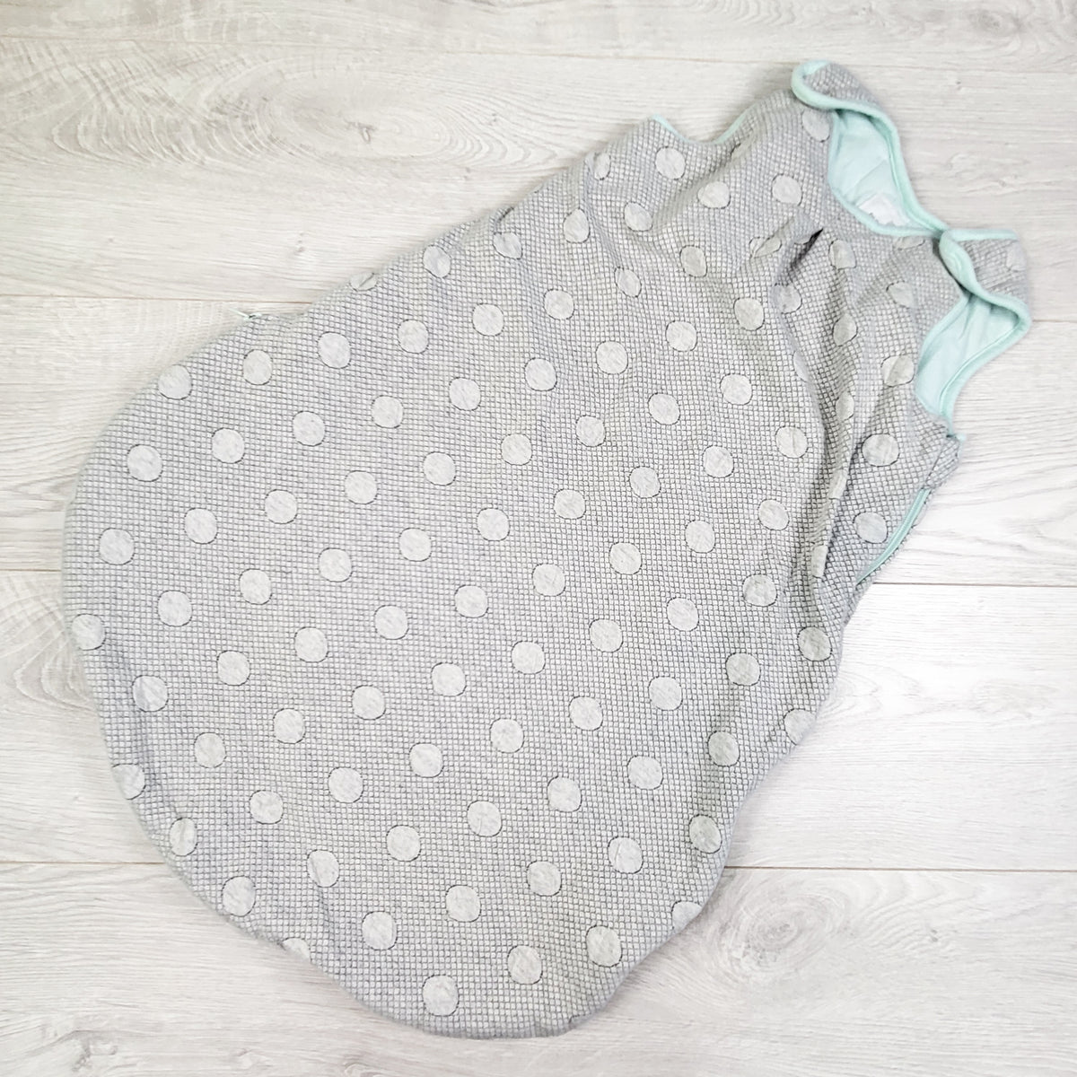 Dylan and Abby dotted sleep bag. Size 6-18 months