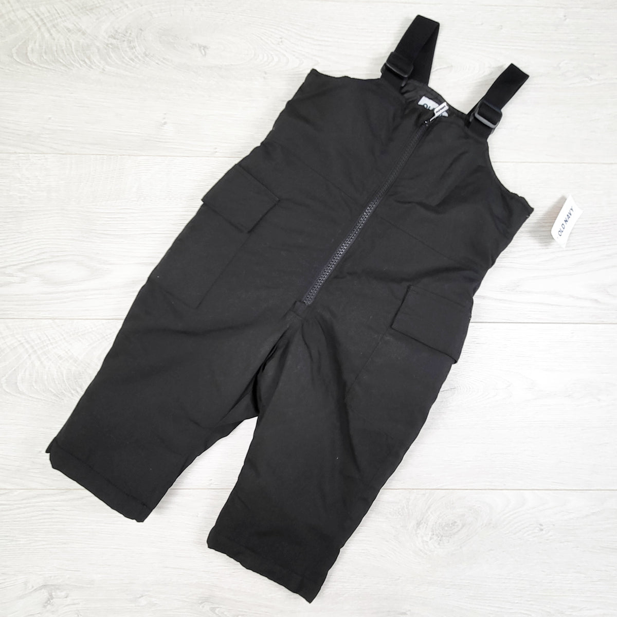 NEW - Old Navy black snow pants. Size 12-18 months