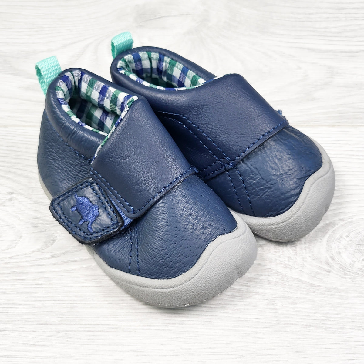 Carters navy first walker shoes. Size 2 (infant)