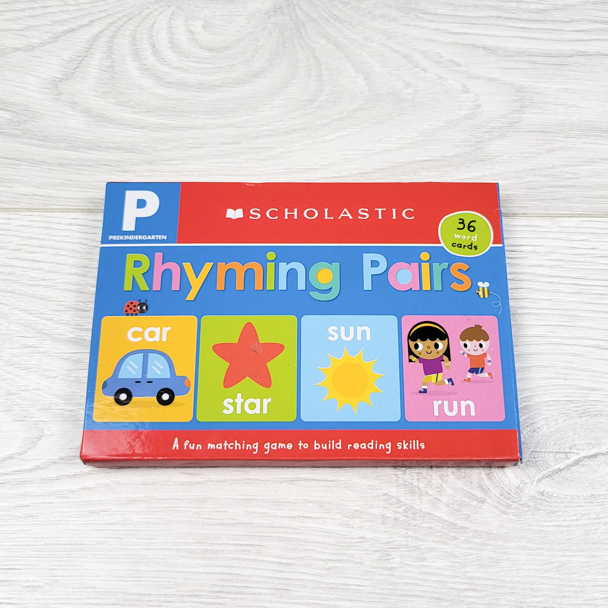 Scholastic Rhyming Pairs flash cards