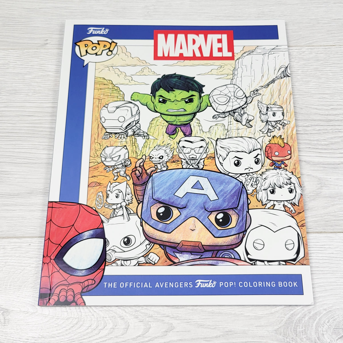 NEW - Marvel: The Official Avengers Funko POP! Coloring Book
