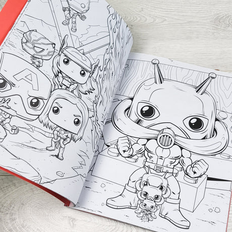 NEW - Marvel: The Official Avengers Funko POP! Coloring Book