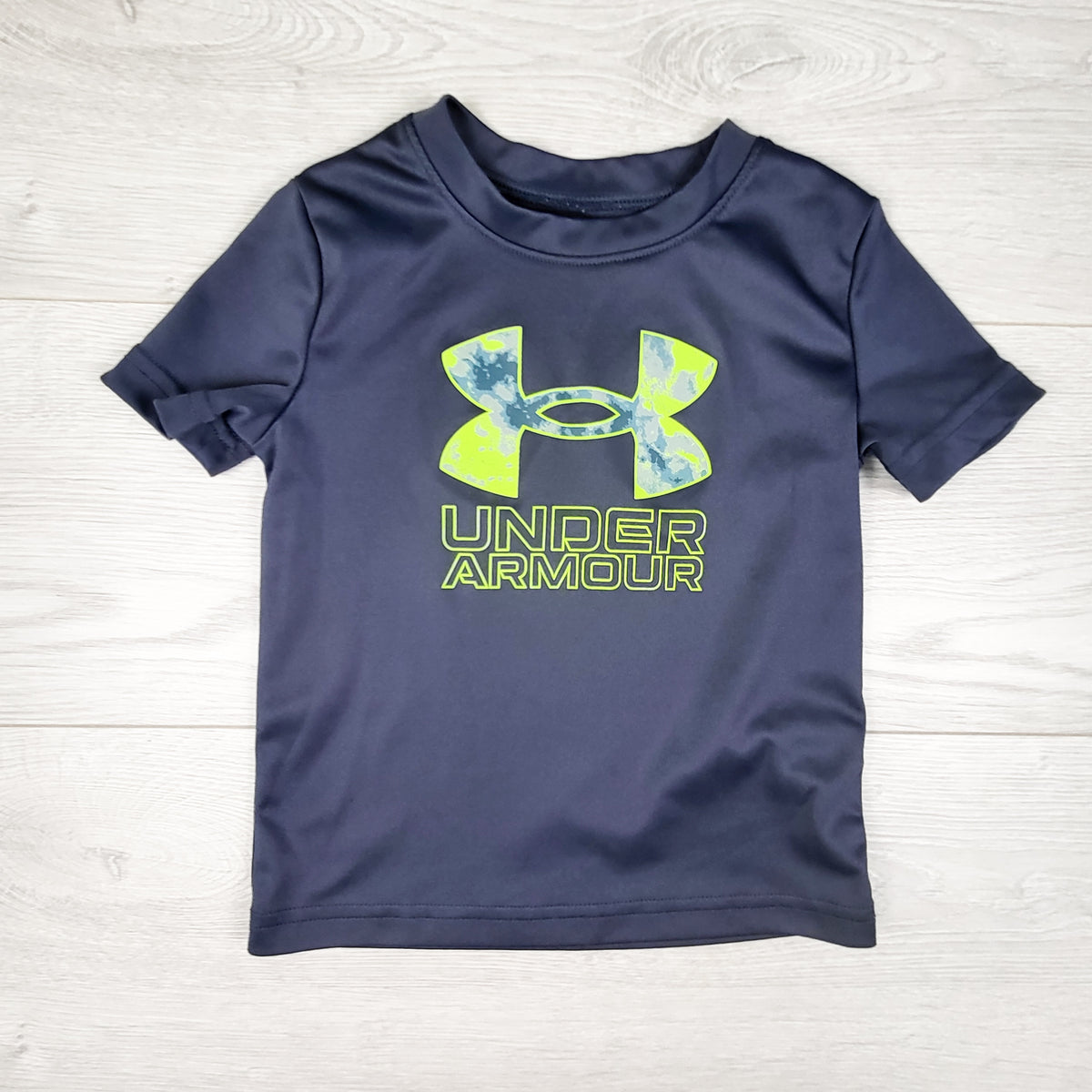 Under Armour blue-grey quick dry t-shirt. Size 2T