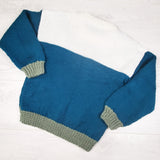 Vintage handmade teddy bear sweater. Measures as a size 6/7