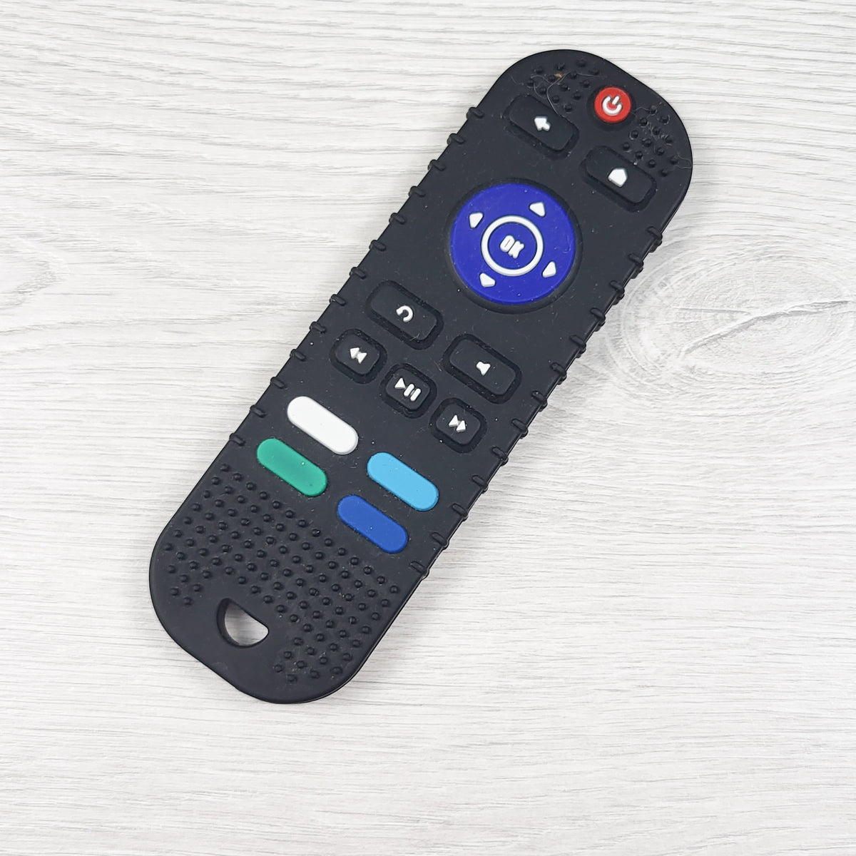 Silicone remote teething toy