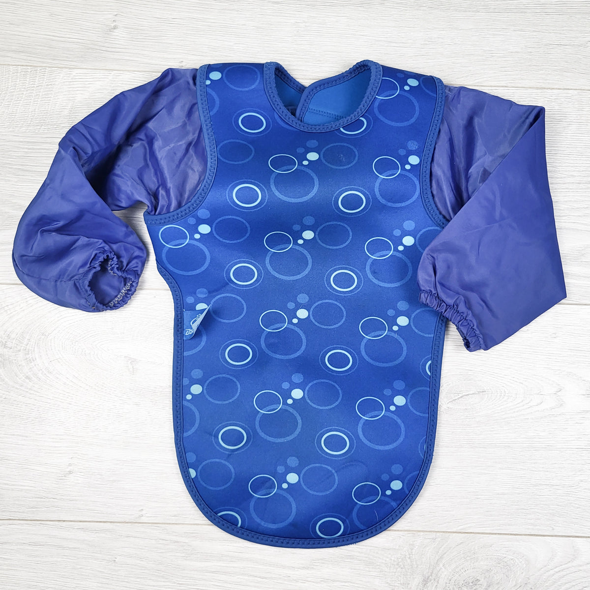 Blue neoprene long sleeve bib