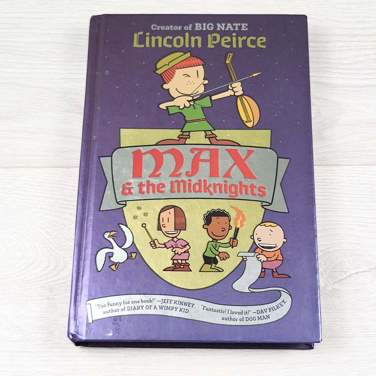 Max and the Midknights. Hardcover graphic novel