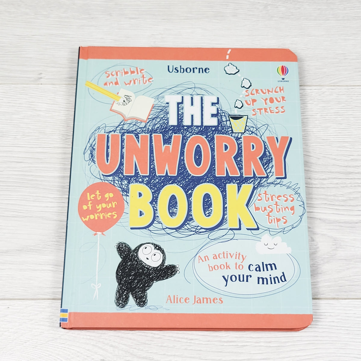 The Unworry Book. Hardcover book
