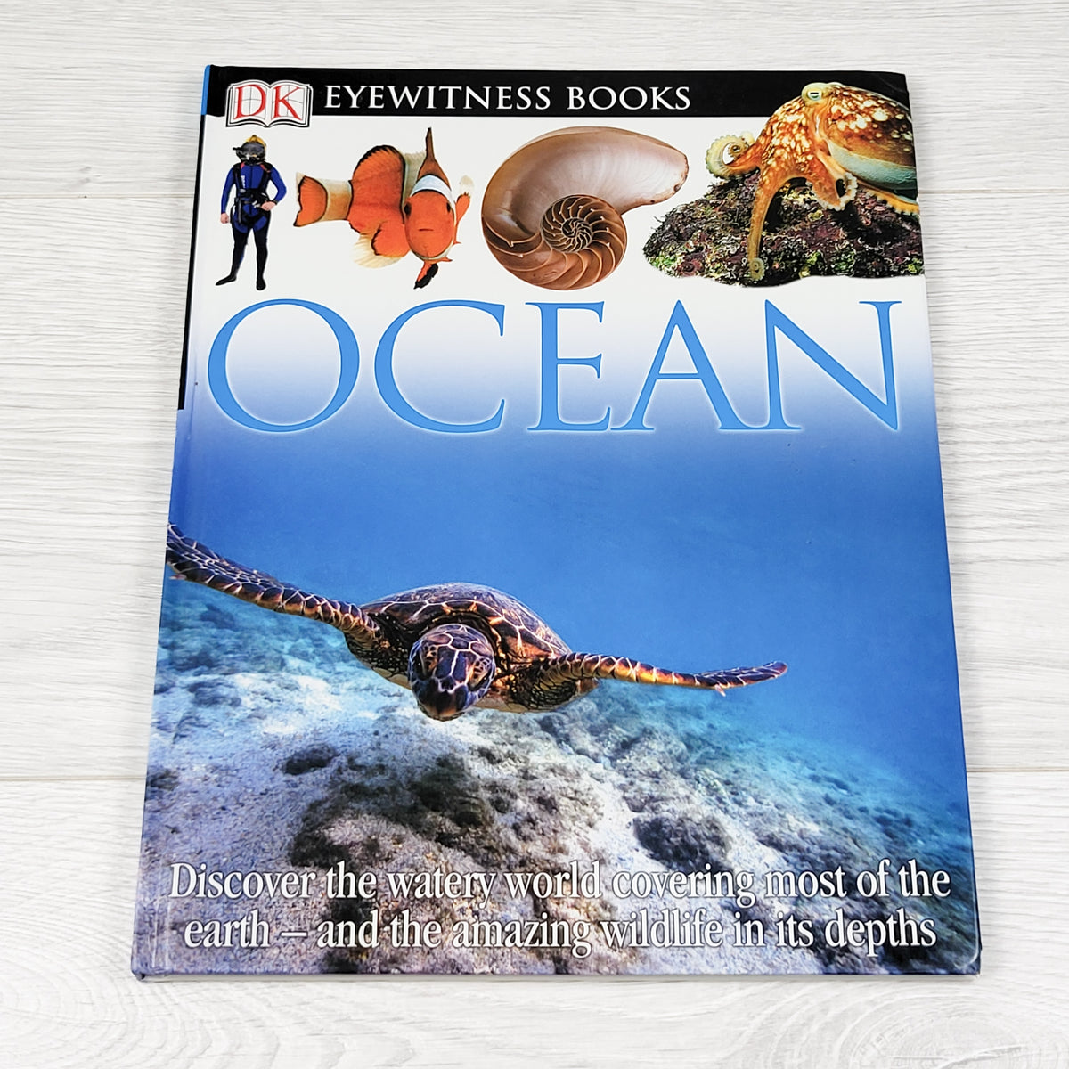 Ocean. Hardcover info style book