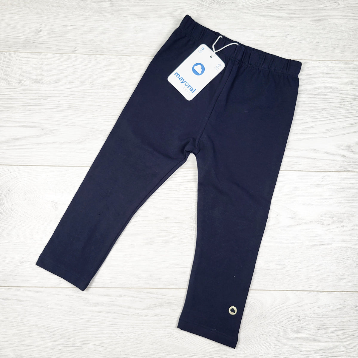 NEW - Mayoral navy cotton leggings. Size 2T