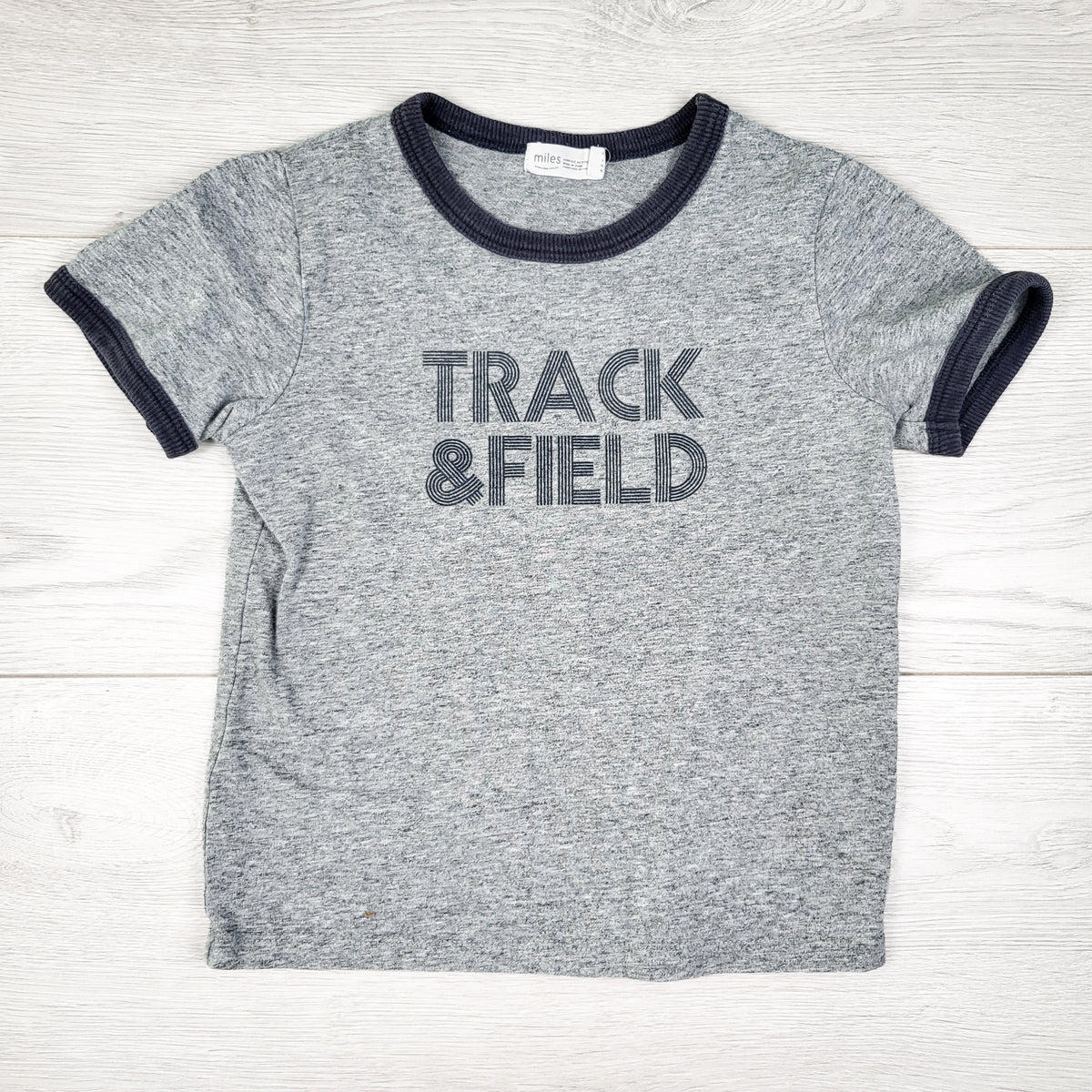 Miles the Label "Track & Field" Ringer T-Shirt. Size 3T