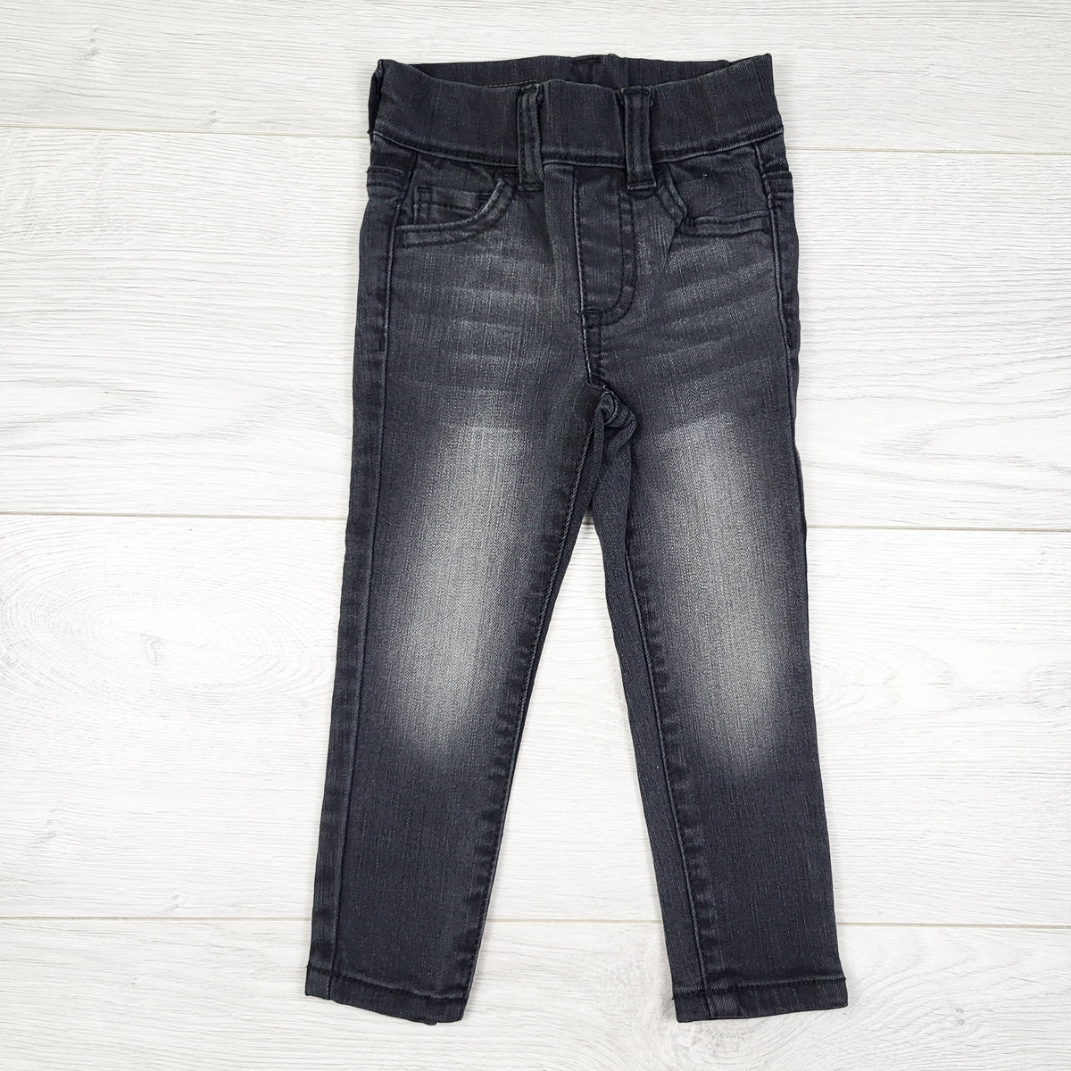 Jax and Lennon distressed pull-on skinny jeans. Size 6-12 months