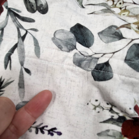 Sew Loved handmade winter floral print dress. Size 4T - AS IS