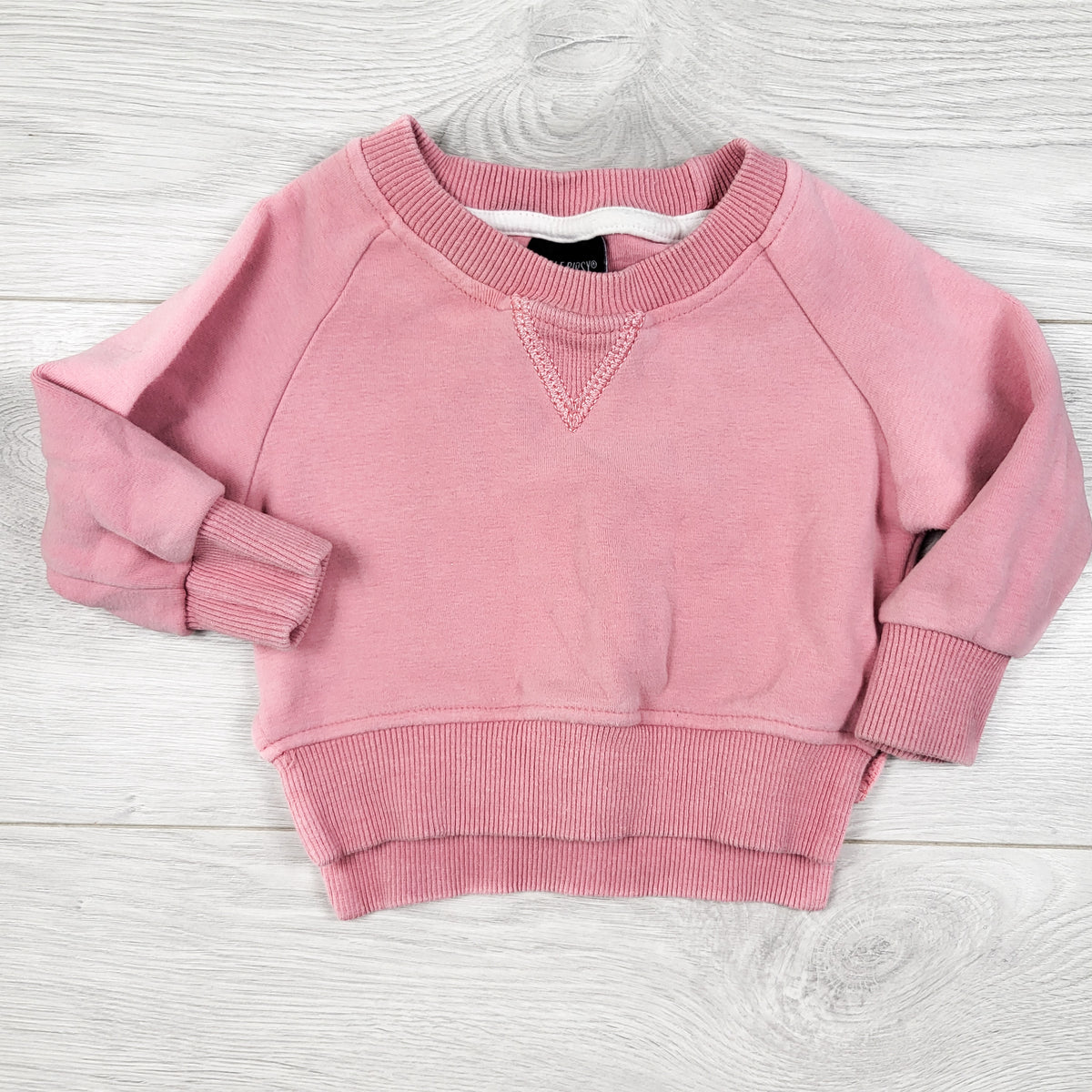 Little Bipsy Collection pink sweatshirt. Size 3-6 months