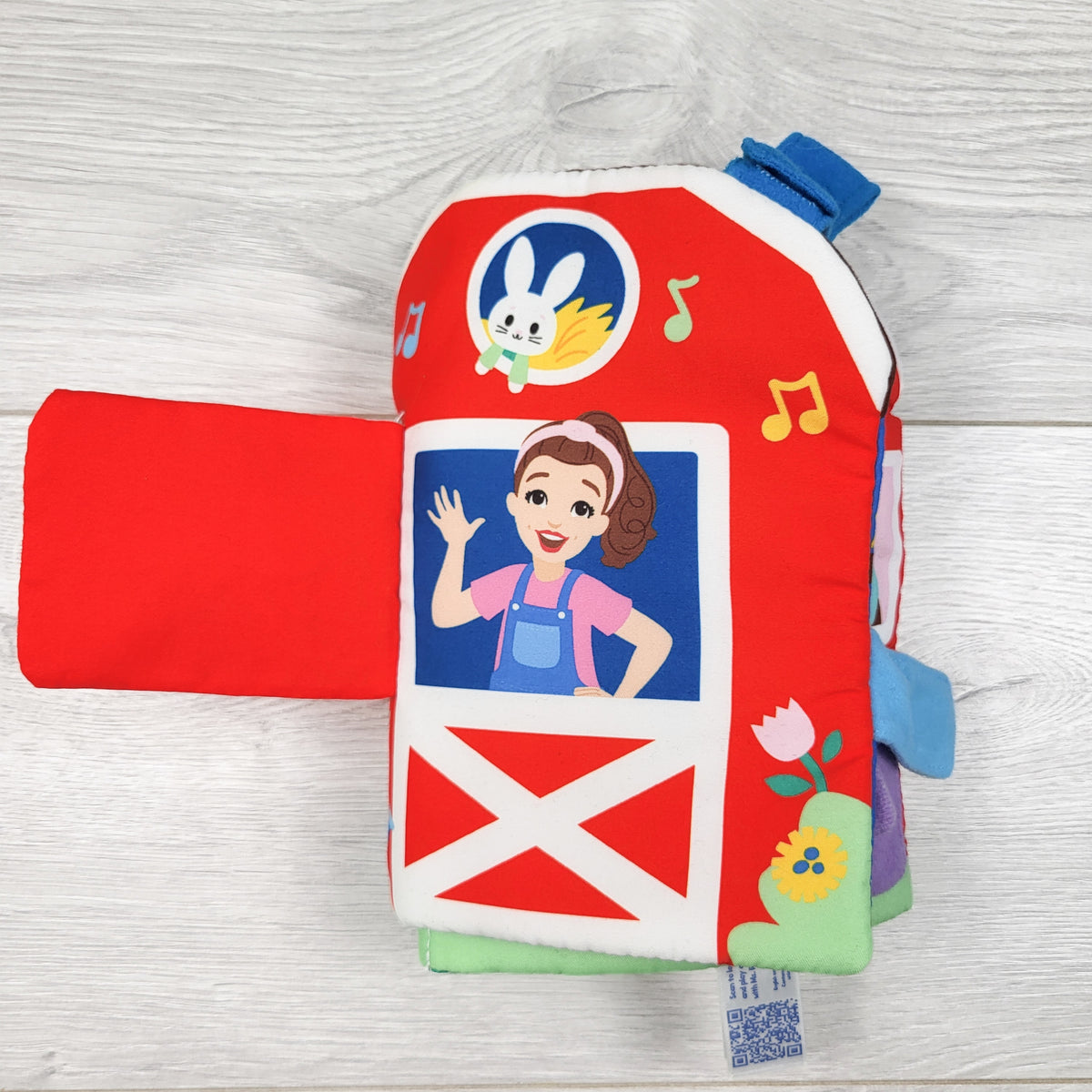 Ms. Rachel's Farm cloth sensory book