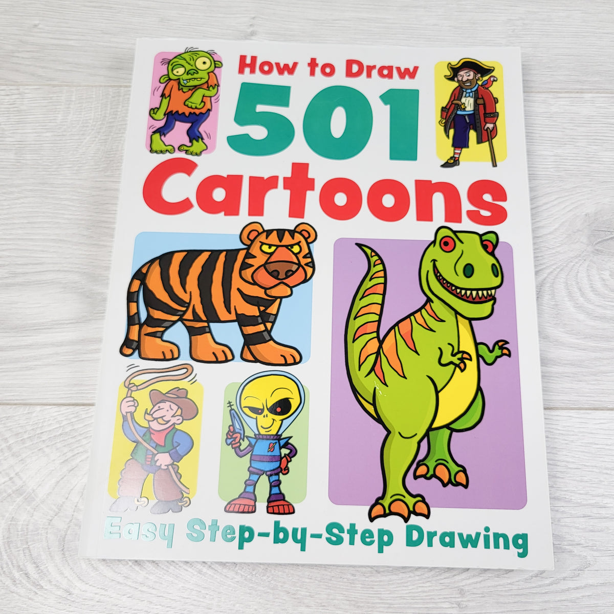 How to Draw 501 Cartoons instructional book (sorry, no shipping)