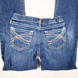 Ariat Girls R.E.A.L Denim boot leg jeans. Size 12