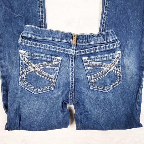 Ariat Girls R.E.A.L Denim boot leg jeans. Size 12