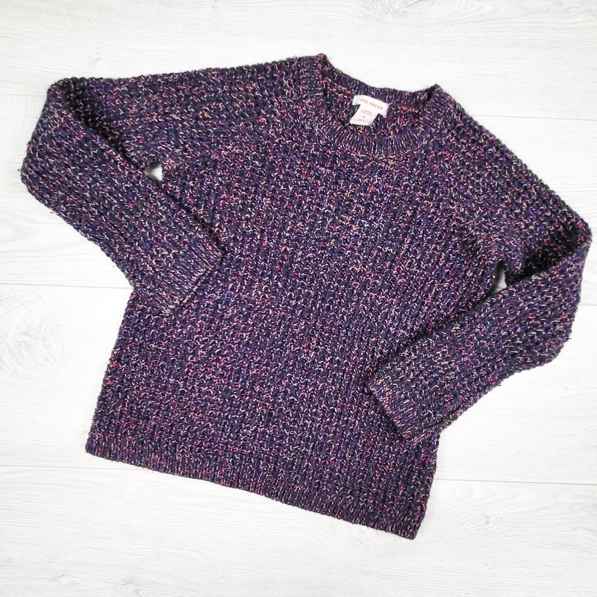 Joe navy speckled pullover sweater. Size 5T
